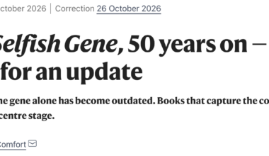 Nathaniel Comfort’s misguided take on The Selfish Gene at 50 – Why Evolution Is True