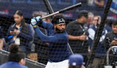 Junior Caminero injures foot during Rays' rally but says he'll play in World Series Game 5