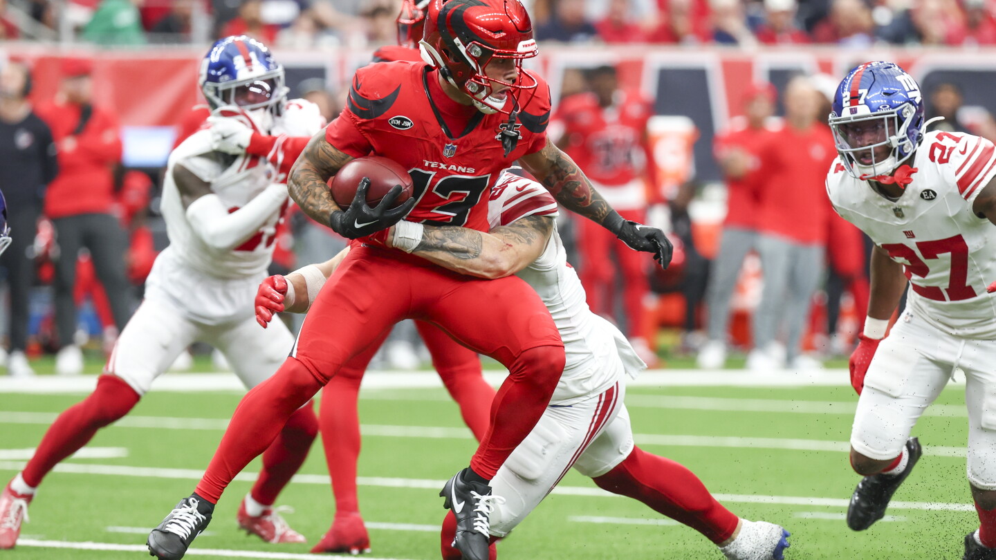 Report: Texans expect Jaylin Noel to miss the rest of the season