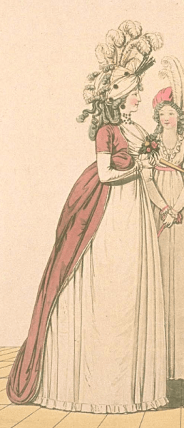 Robe à la turque, 1794, Gallery of Fashion, Bunka Gakuen Library