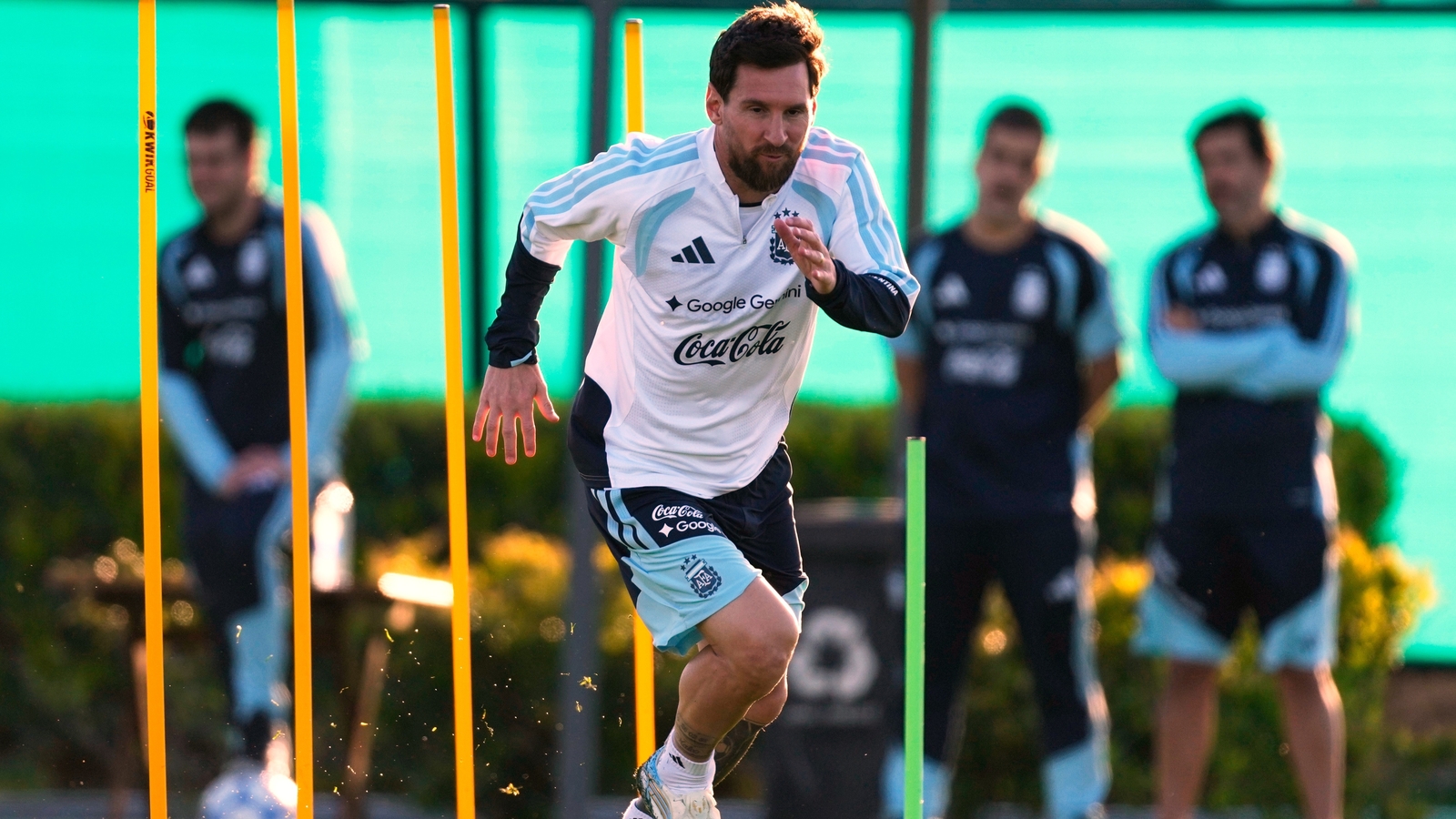 Lionel Messi prepares for his final match for Argentina