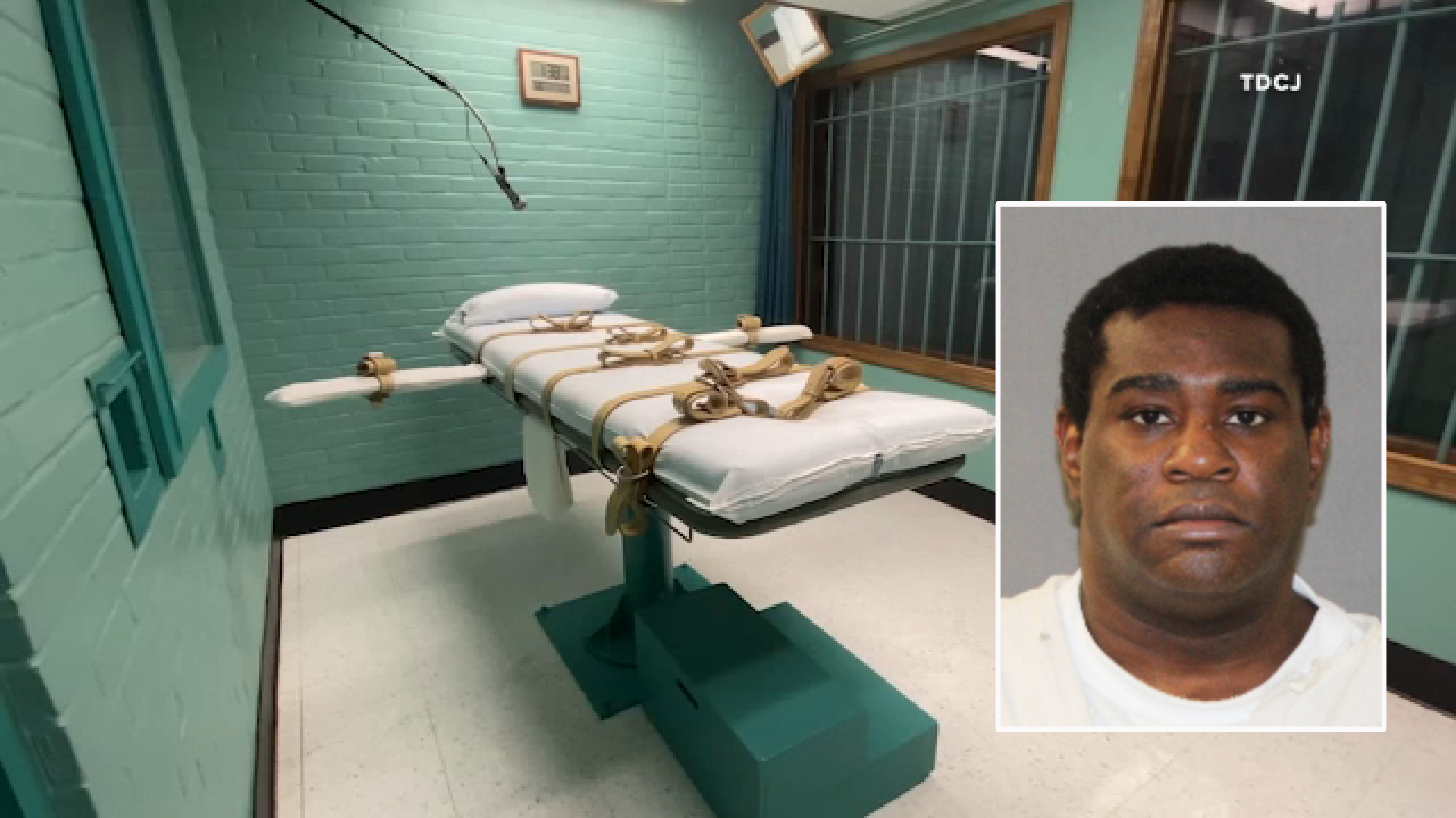 The inset photo provided by the Texas Department of Criminal Justice shows Jamaal Howard on Oct. 28, 2022.