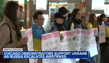 Russia-Ukraine war news: Chicago protest held to urge continued US support for Ukrainians amid escalating Russian strikes
