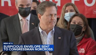 United States Postal Service intercepts suspicious envelope addressed to Rep. Donald Norcross' office