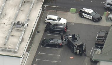 Domestic Violence suspect in custody after barricading themselves inside Livermore business near Fourth St., S. Livermore Ave.