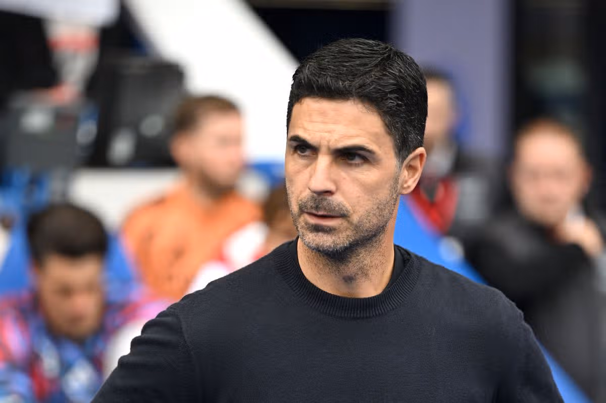 Mikel Arteta faced the press after his Arsenal side were beaten by Brighton
