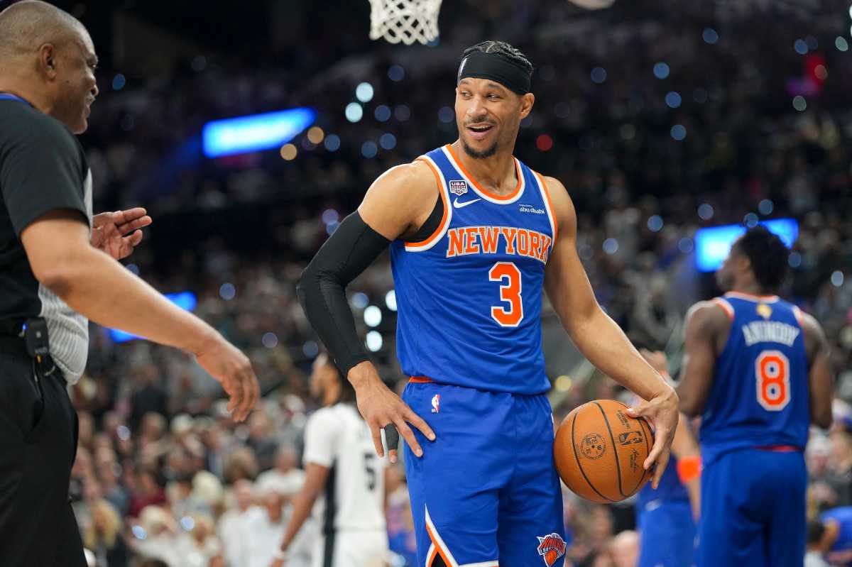 Josh Hart Knicks Spurs Game 2 NBA Finals