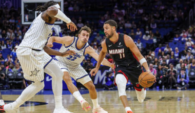 Heat not worried about Klay Thompson’s preseason shooting slump