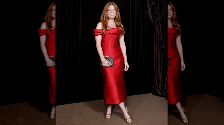 Isla Fisher attends The Clooney Foundation For Justice's The Albies 2026 in London in October 2026