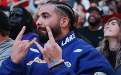 HOUSTON, TEXAS - MARCH 16: Rapper, songwriter, and icon Drake attends a game between the Houston Rockets and the Cleveland Cavaliers at Toyota Center on March 16, 2024 in Houston, Texas. NOTE TO USER: User expressly acknowledges and agrees that, by downloading and or using this photograph, User is consenting to the terms and conditions of the Getty Images License Agreement. (Photo by Carmen Mandato/Getty Images)