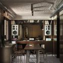 © German Saiz Martha Tavern / CODOO STUDIO - Interior Photography, Dining room, Lighting, Chair