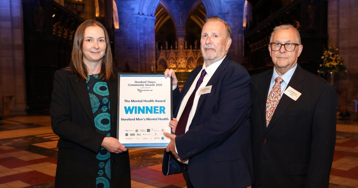 Hereford Times Community Awards win for men's mental health group