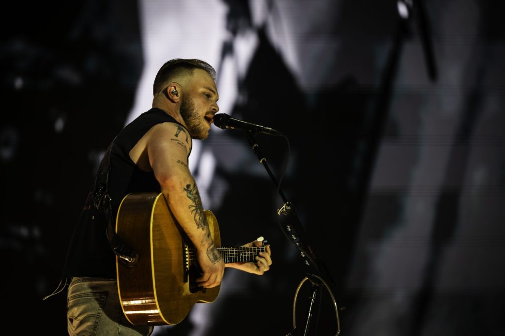 Zach Bryan Wears 'Free Palestine' Shirt at Gillette Stadium