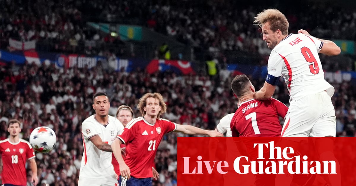 England v Czechia: Nations League football – live | Nations League