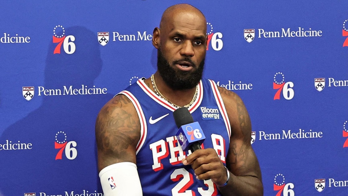 LeBron James' Reason for Wearing No. 9 Jersey at 76ers Practice Revealed in New NBA Rumors