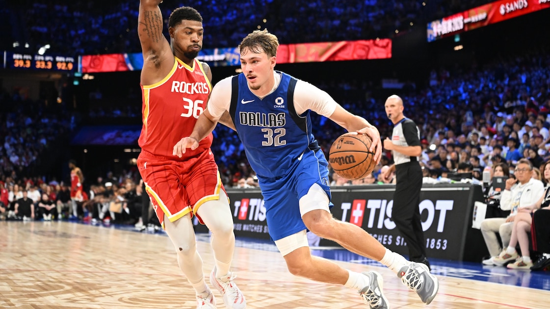 Cooper Flagg Says Mavs Teammates 'Definitely Try' to Treat Him Like a Rookie Still, Kyrie Hypes Star