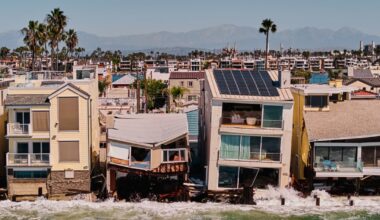 Beachfront homes destroyed as California coastal erosion and El Nino bring historic flooding