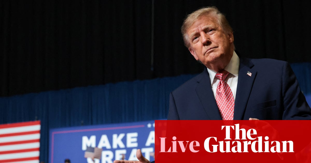 Trump continues midterm campaign blitz in North Carolina – US politics live | US midterm elections 2026