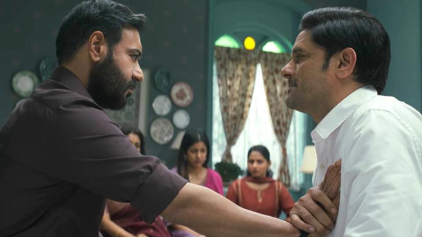 Ajay Devgn and Jaideep Ahlawat in Drishyam: The Conclusion Ajay Devgn and Jaideep Ahlawat in Drishyam: The Conclusion
