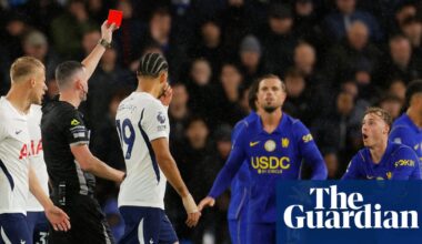 Alonso urges Cole Palmer ‘to learn’ from red card in Chelsea’s defeat to Spurs | Chelsea