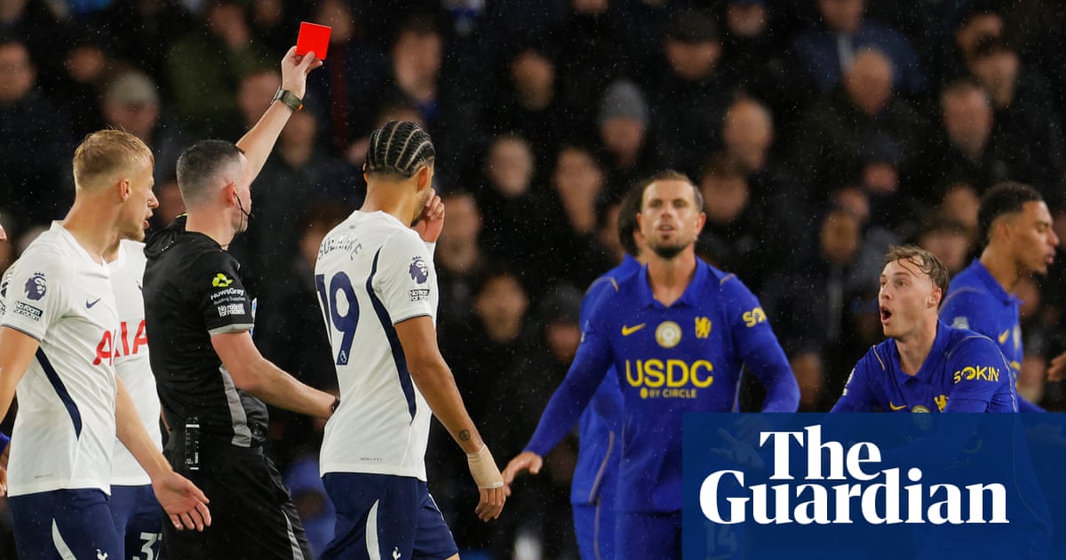 Alonso urges Cole Palmer ‘to learn’ from red card in Chelsea’s defeat to Spurs | Chelsea