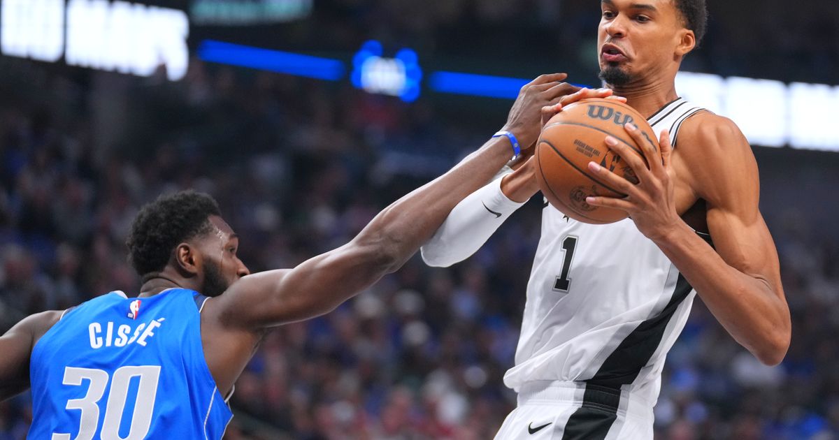 Wembanyama, Harper lead Spurs past short-handed Mavericks 122-106 for their first victory :: WRAL.com