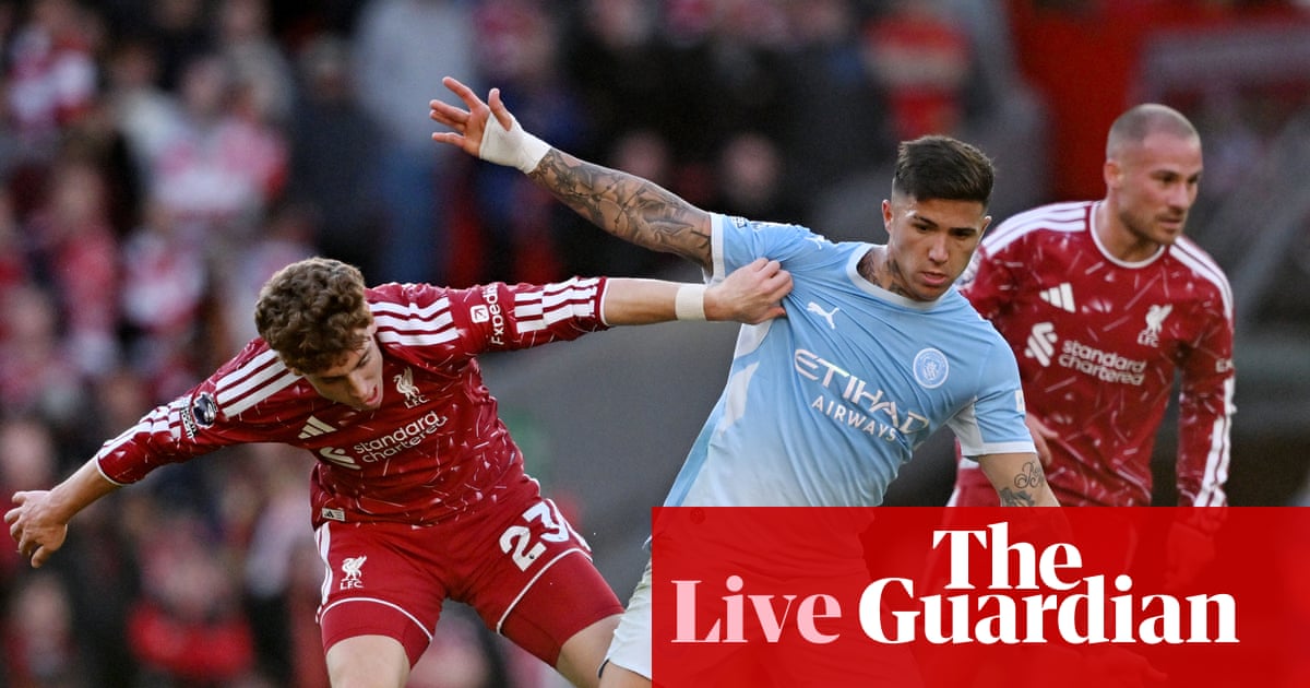 Liverpool v Manchester City: Premier League – live | Premier League