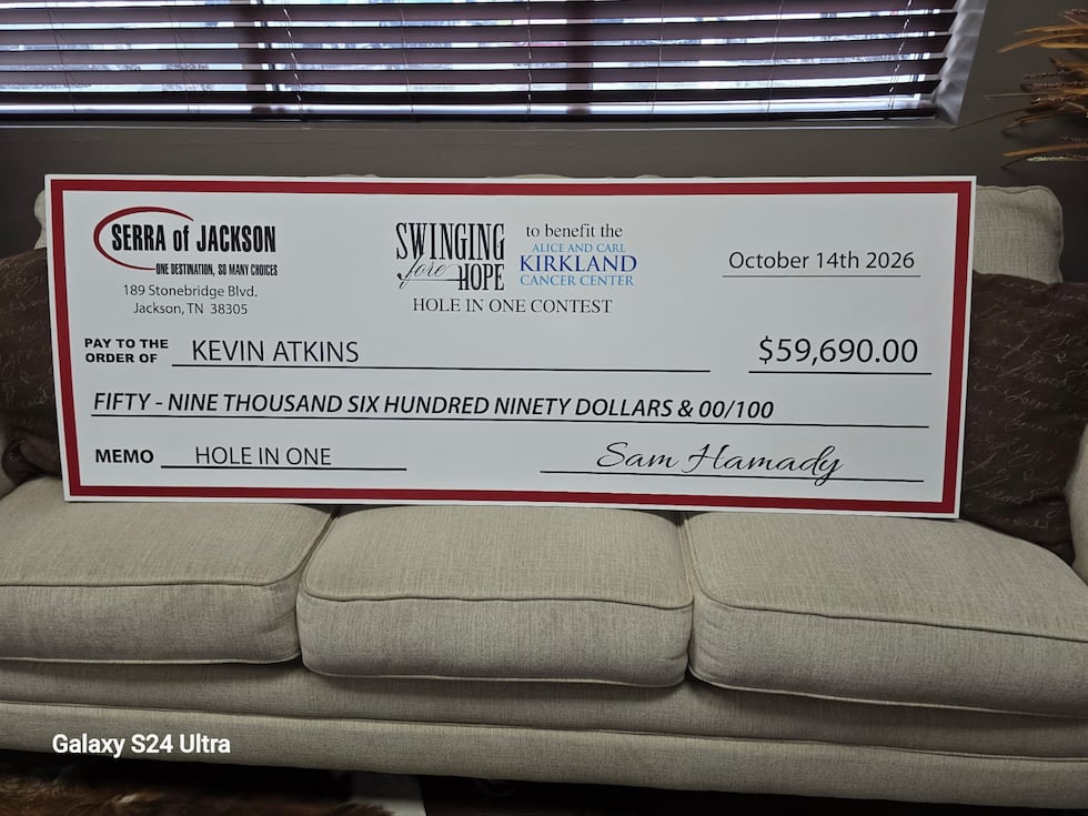 Local golfer sinks $59K hole-in-one to benefit Kirkland Cancer Center patients