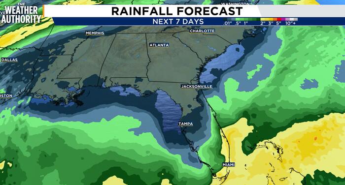 High pressure brings sunny, dry conditions this week