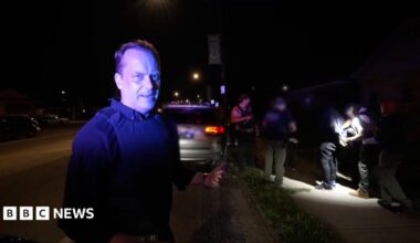Correspondent Quentin Sommerville witnesses suspect being arrested