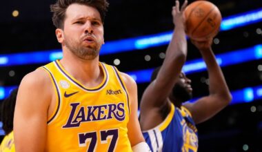 Warriors rookie Yaxel Lendeborg calls out Luka Doncic, both on court and after huge loss to Lakers :: WRAL.com