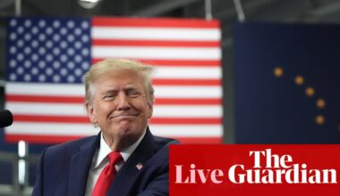 Trump repeats false claim about Iran’s nuclear weapons program at Alaska rally – as it happened | Trump administration