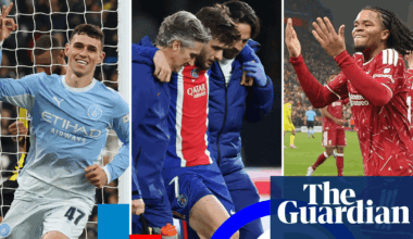 Champions League review: PSG take a hit, Man City’s empty seats and teenage hope for Liverpool | Champions League