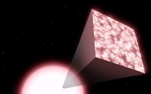 Another white dwarf that would appear pink to the human eye.
