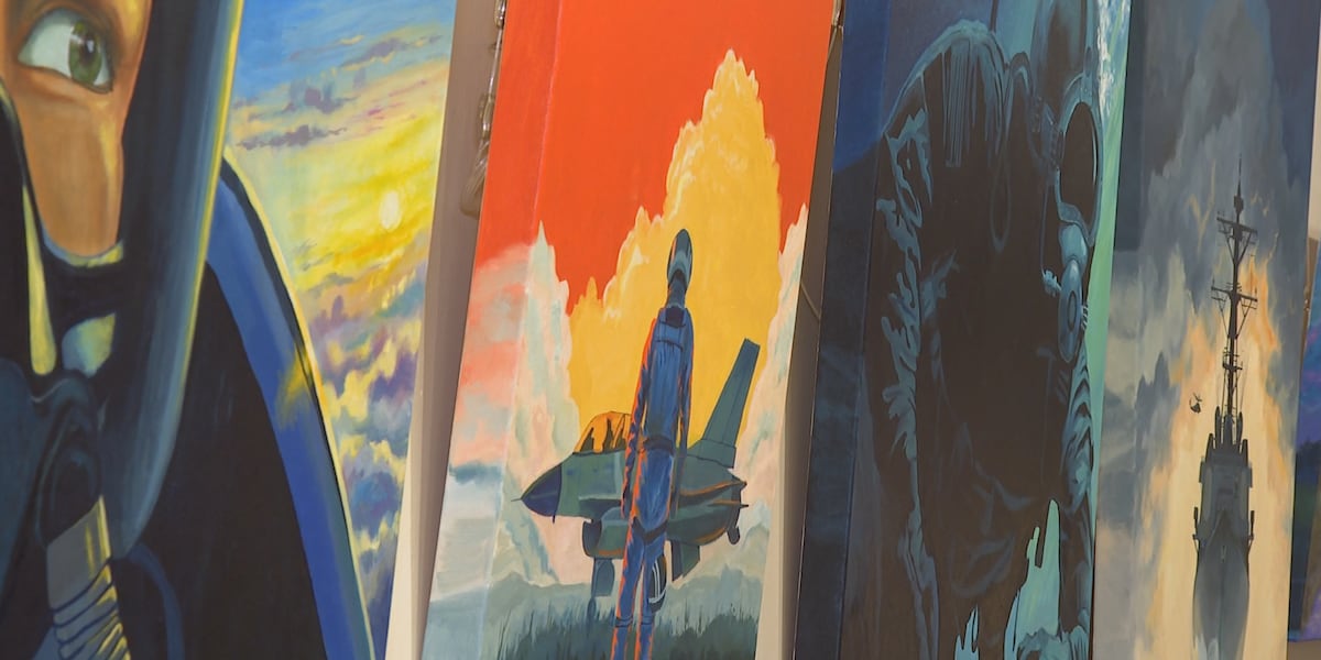 Veteran Artist Honors Military Life in Downtown Panama City Art Exhibit