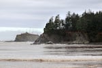 Viewpoint of Sunset Beach, Ore., on Dec. 7, 2023.