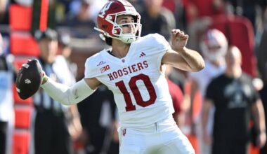 Hoover's TD run lifts No. 6 Indiana to 13-6 OT win at Michigan, its 1st win at Big House since 1967