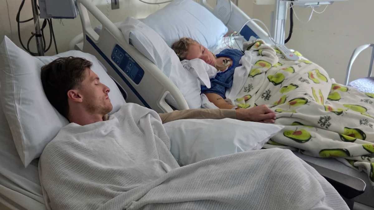 Wedding day stroke leaves Lancaster County-native couple rebuilding life