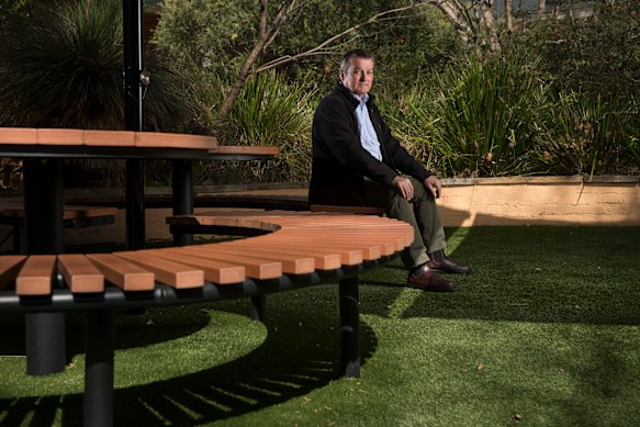 Shane Scully, 67, has two teenage daughters and says work is a financial necessity.