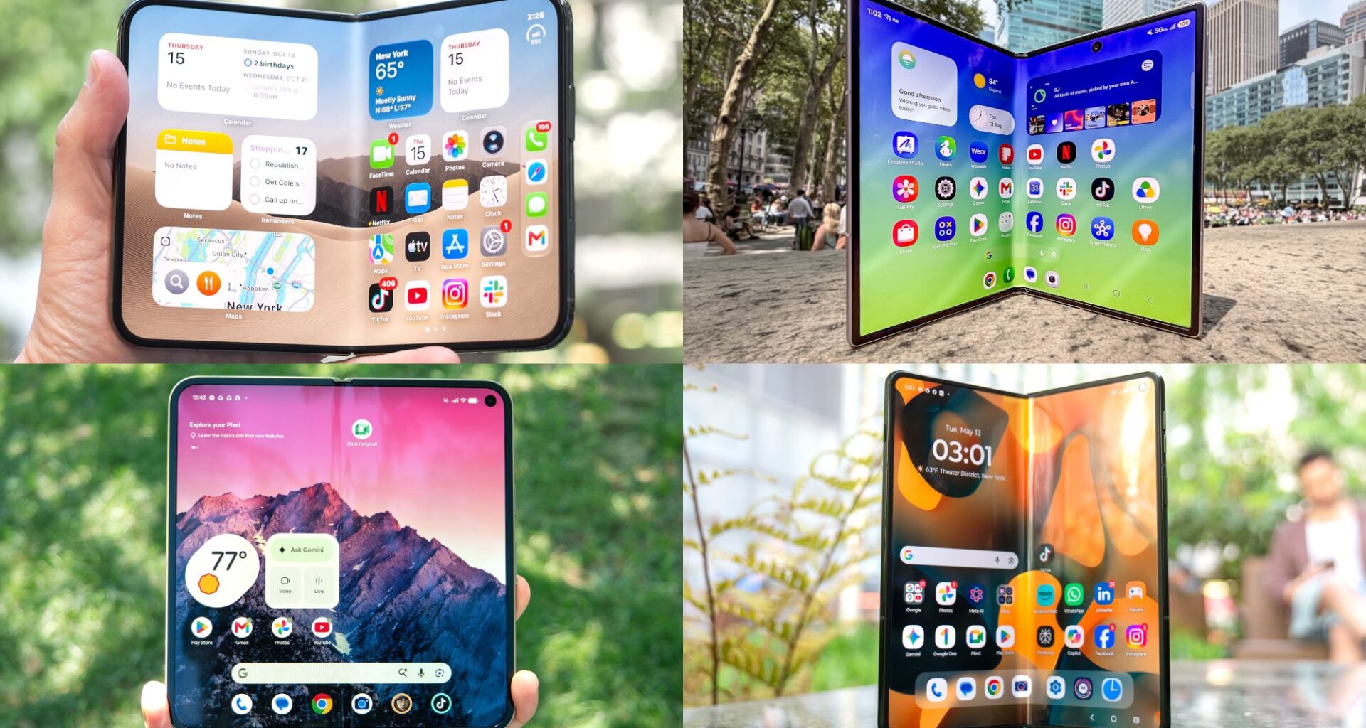 I’ve tested the iPhone Duo, Galaxy Z Fold 8, Pixel 11 Pro Fold, and Razr Fold — here’s the foldable phone I recommend