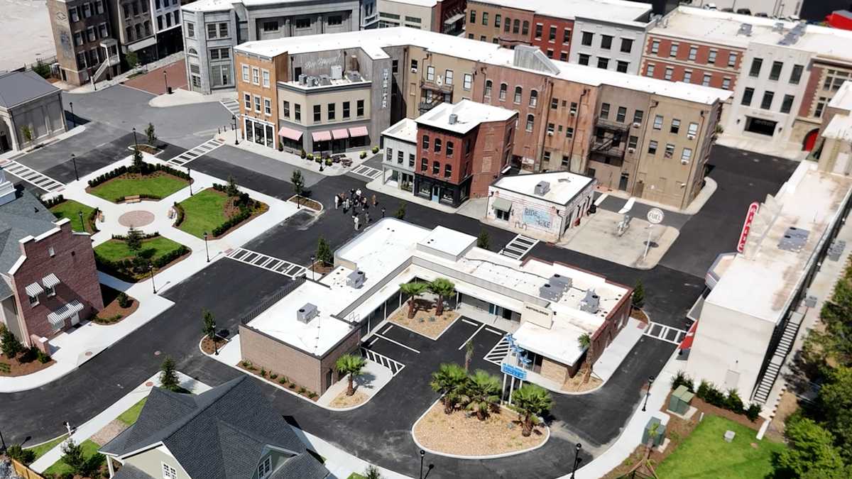 SCAD unveils completed 11-acre backlot in Savannah