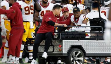 Commanders WR Terry McLaurin suffers knee injury vs. 49ers that team fears is serious