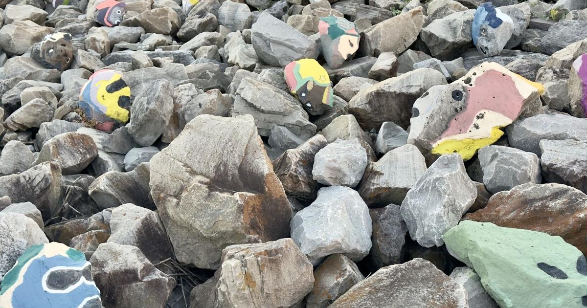 Who’s been painting faces on rocks down by French Quarter? | Arts