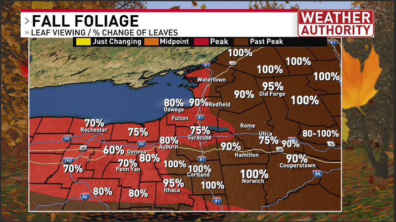Update fall foliage report with data from the I Love NY website