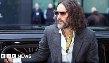 Woman says she 'closed eyes and tried not to be there' during alleged Russell Brand rape - BBC
