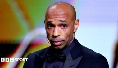Thierry Henry during the 2026 Ballon d'Or ceremony
