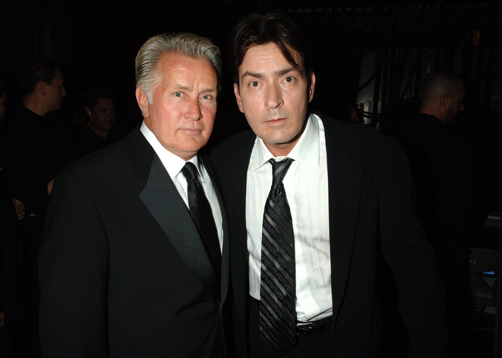 Charlie Sheen, Martin Sheen, Emmy Awards 2006 charlie sheen, martin sheen, emmy awards 2006