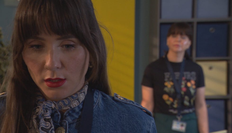 EMBARGO 27/10/2026 Abigail Matthews and Nancy Osborne in Hollyoaks embargo 27102026 abigail matthews and nancy osborne in hollyoaks