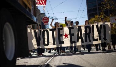 Across the US, ‘No Kings’ events seek to boost early voting for midterms