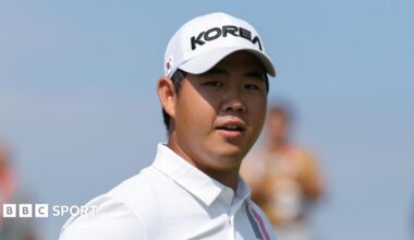 South Korea's Tom Kim at the Asian Games